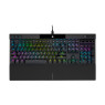 Corsair K70 RGB Pro Mechanical Wired Keyboard, Cherry MX Red Switch, 105 Keys Matrix, Rate Up to 8000Hz with Axon, Polycarbonate Keycaps, 100 Million Keystrokes, Arabic Layout, Black | CH-9109410-AR